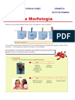 La Morfología para Quinto Grado de Primaria