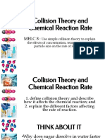 Lesson 6 Collision Theory and Chemical Reaction Rate