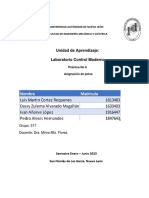 Unidad de Aprendizaje: Laboratorio Control Moderno