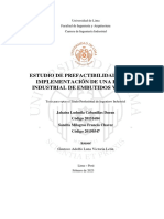 Estudio de Prefactibilidad para La Implementación de Una Planta Industrial de Embutidos Veganos