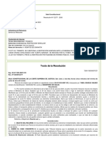 Sala Constitucional. Sentencia Restricción Covid 19