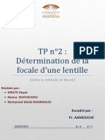 Tp2 Optique