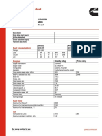 Cummins c350d5b Data Sheet