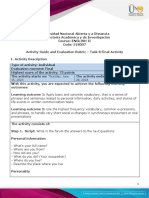 Activity Guide and Evaluation Rubric - Task 8 - Final Activity