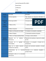 Cuadro Comparativo Plan Nacional de Desarrollo EPN y AMLO