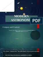 Modern Astronomy