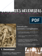 Aula 6 - Filosofia - Correntes Helenísticas