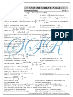 Continuity and Differentiability (DPP-4)