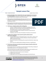 Sample Lesson Plan (Russia) Module 6