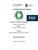 Edwin Jamith - Mendoza Rodriguez - Logistica y Transportacion