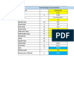 Heat Exchanger Area & Boilup Rate Calculation