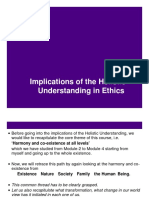 MODULE-05 Implications of The Holistic Understanding in Ethics