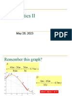 Set 2 - Kinematics II