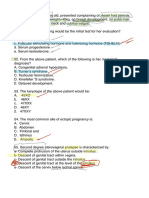 Gynecology MCQ