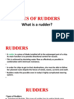 Types of Rudders