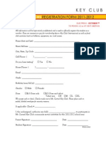 Mt. Carmel Key Club Registration Forms