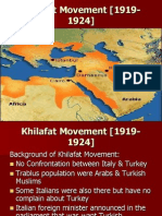 Khilafat Movement (1919-1929) To Communal Award Lecture 8