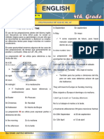 INGLES 4to Prepositions of Time