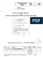 Intrusion Detection System Method Statement