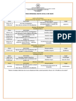 Agenda Semanal Mayo 29 Al 2 de Junio de 2023