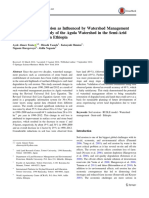 Dynamics of Soil Erosion As Influenced by Watershed Management