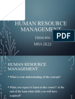 Chapter 1 Introduction To HRM