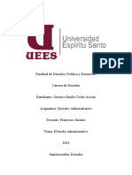 Aspectos Generales Del Hecho Administrativo A La Luz Del Código Orgánico Administrativo