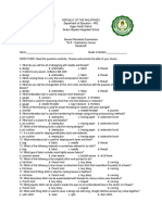 Tle 8 Periodical Test 2ND