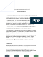 Condiciones Generales de Contratación