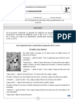 Evaluación Diagnostica Lenguaje 3°