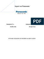 Final Report On Panasonic