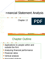 Financial Statement Analysis Chapter 13