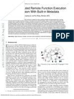 R2: A Distributed Remote Function Execution Mechanism With Built-In Metadata