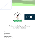 The Impact of Instagram Influencers On Purchase Attention.: Dr. Sami Al Smadi