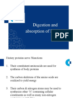 Digestion and Absorption of Proteins