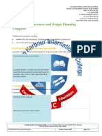 Sithkop010 Customer Preferences and Recipe Planning Template Uubd44bv