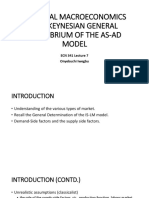 Ecn 341 Lecture Note 7-Classical Macroeconomics and Keynesian General Equilibrium of The As-Ad Model