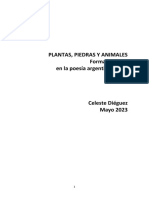 Plantas, Piedras y Animales - Material de Lectura