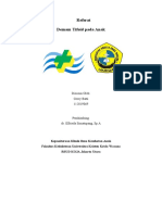 Referat Demam Tifoid Pada Anak: Disusun Oleh: Gerry Batti 112019069