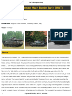 Leopard 1A5 German Main Battle Tank (MBT) : Notes