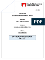 La Situacion Politica de Mexico-Miranda Gomez Jose Eduardo