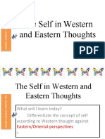 The Self in Western and Eastern Thoughts