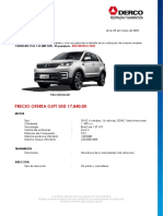 Precio Oferta GLPT Usd 17,840.00: CHANGAN CS55 1.5T 6MT ELITE / 05 Pasajeros