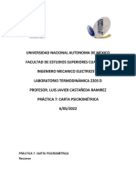 Práctica 7: Carta Psicrométrica Resumen