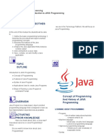 Compiled Lesson 1 - Introduction To JAVA Programming