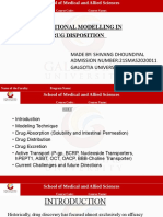 Computational Modelling in Drug Disposition