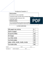 Mi Papá Me Mima 4 Amo A Papá 7 El Puma Milo 10 El Mapa 12 La Mila Mole 15 La Luma Pipa 18 Pipa, Mila, Mole, Mala, Mula 23 La Mula Lela 26