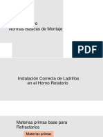 Presentación Conceptos Basicos de Instalacion de Ladrillos Refractarios A Enviar