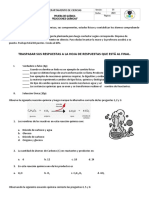 Prueba de Reacciones Químicas Fila B