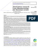 Country-Related Future Research Agenda of Lean Manufacturing - A Systematic Literature Review